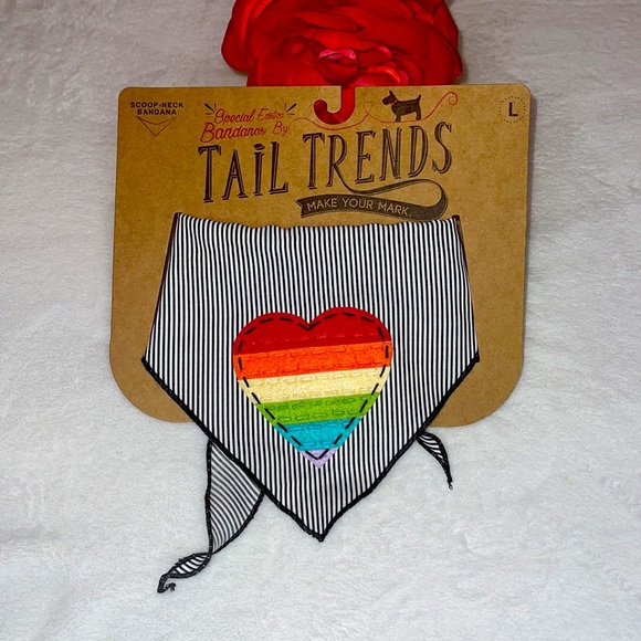 💕Tail Trends  Special Edition Pride Bandana 🌈💕 - Picture 2 of 5